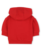 Cardigan Med Hætte - Rouge Fonce