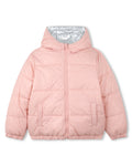 Wende-Daunenjacke - Grau Rosa
