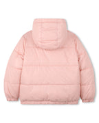 Wende-Daunenjacke - Grau Rosa
