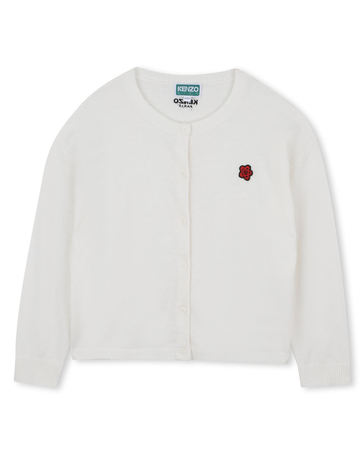 Cardigan in Maglia - Offwhite