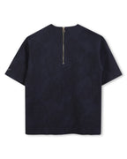 Long-Sleeved Dress - Mistral Blue