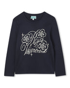 Langarmshirt - Bleu Mistral