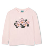 Langærmet T-Shirt - Pale Blush