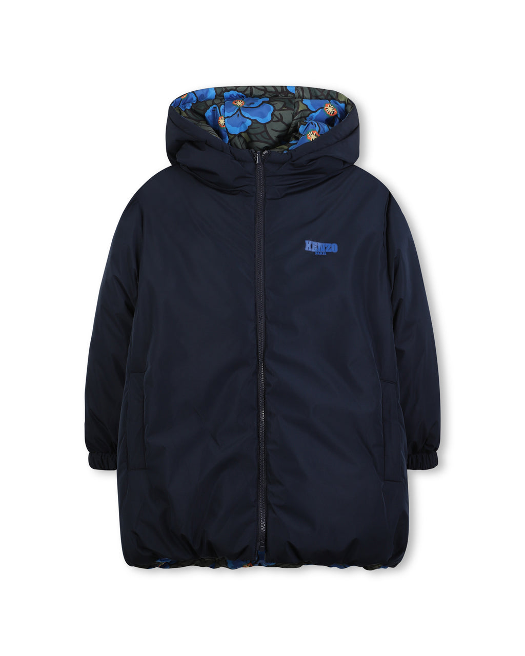 Wende-Daunenjacke - Bleu Mistral
