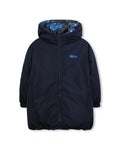 Wende-Daunenjacke - Bleu Mistral