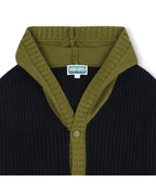 Strickstrickjacke - Marine Beige