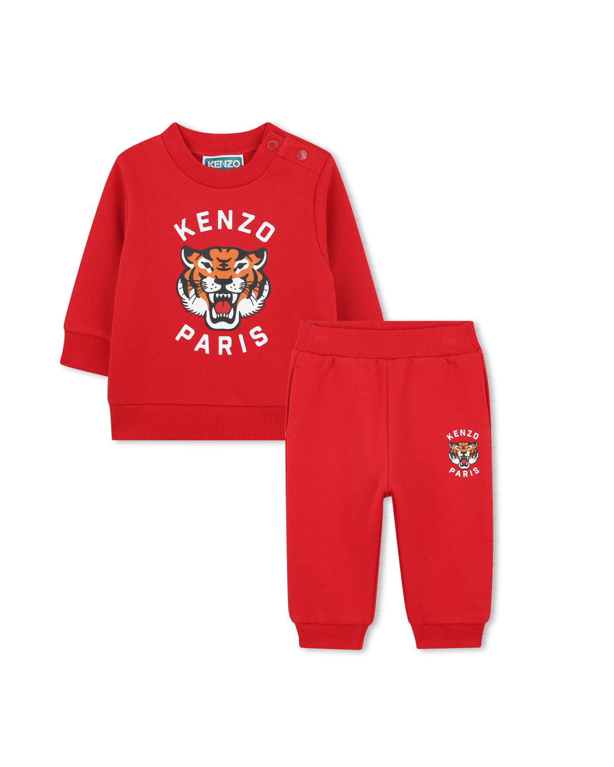 Sæt med sweatshirt + joggingbukser - Rouge Fonce