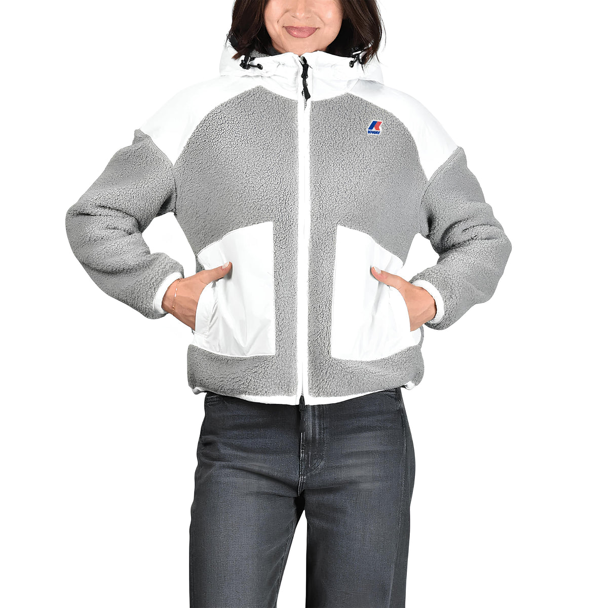 K-Way ANGELIQUE 4.0 ORSETTO Women's Sherpa Jacket