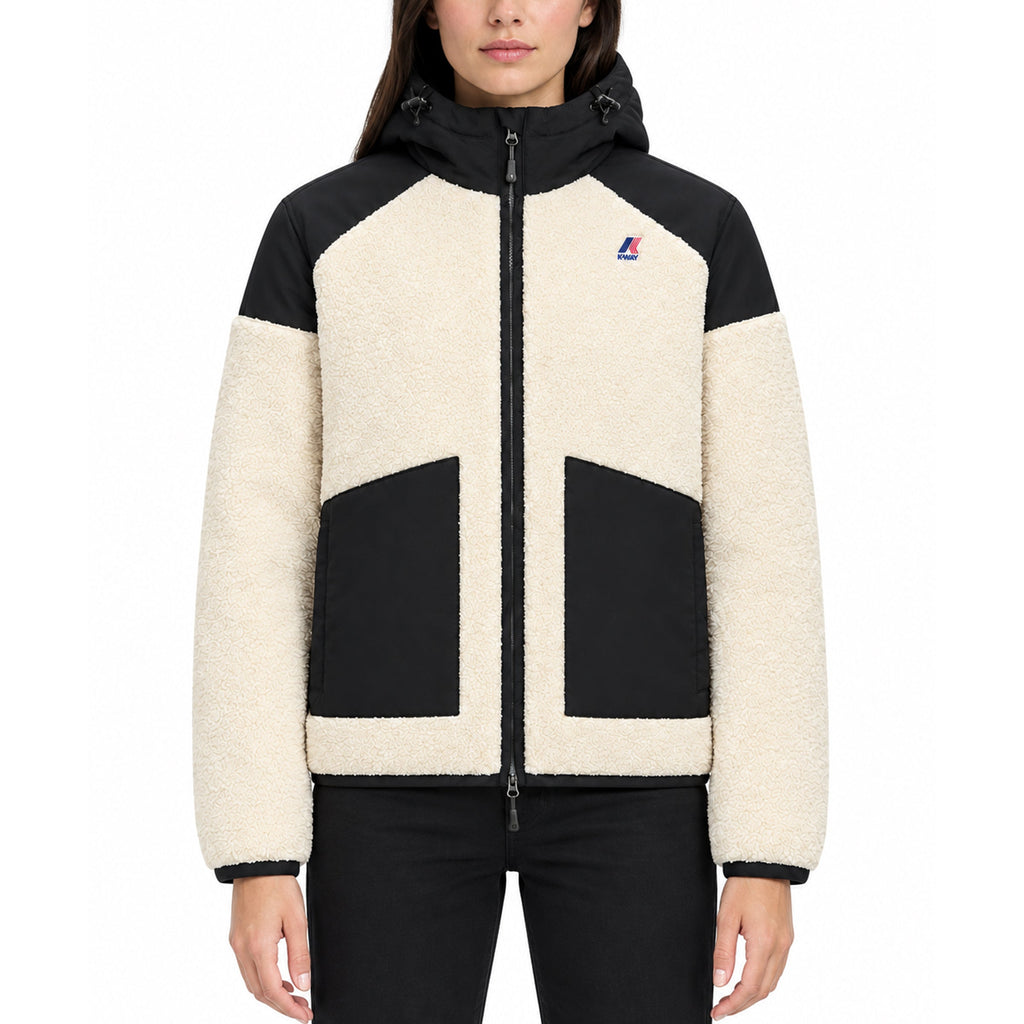 Chaqueta sherpa de mujer K-Way ANGELIQUE 4.0 ORSETTO