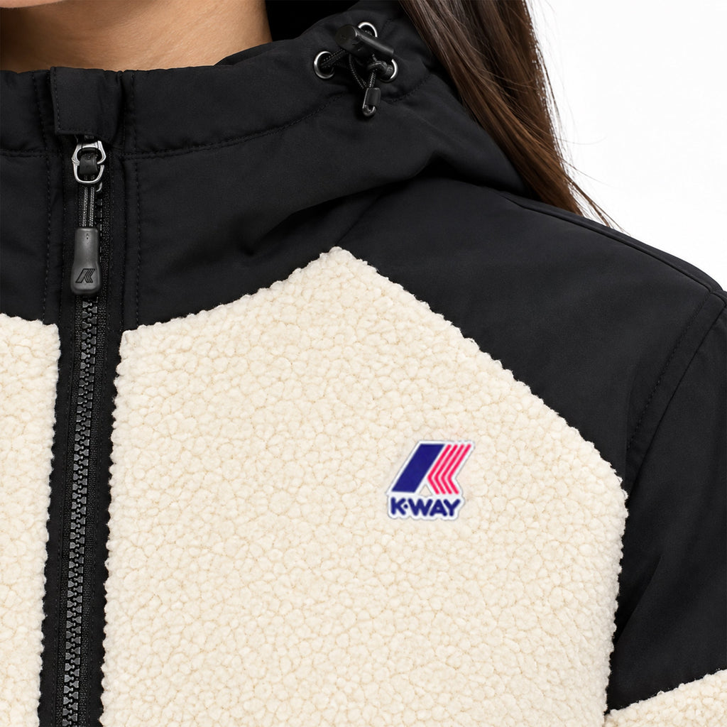 Chaqueta sherpa de mujer K-Way ANGELIQUE 4.0 ORSETTO