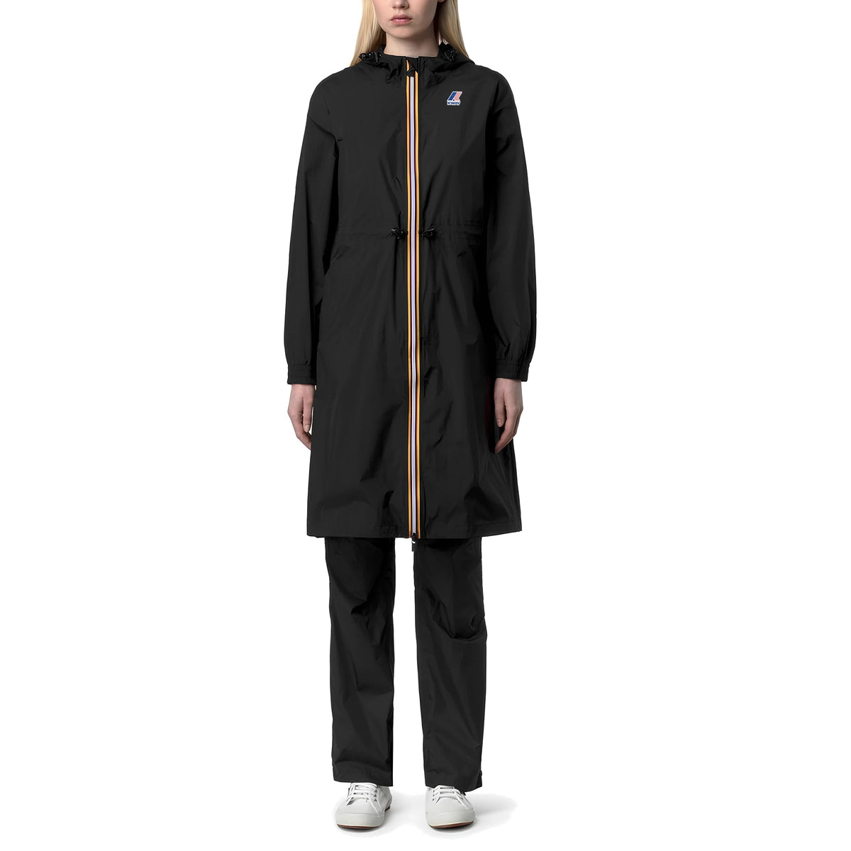Lang dameparka med hætte K-Way LE VRAI 4.0 DELIA