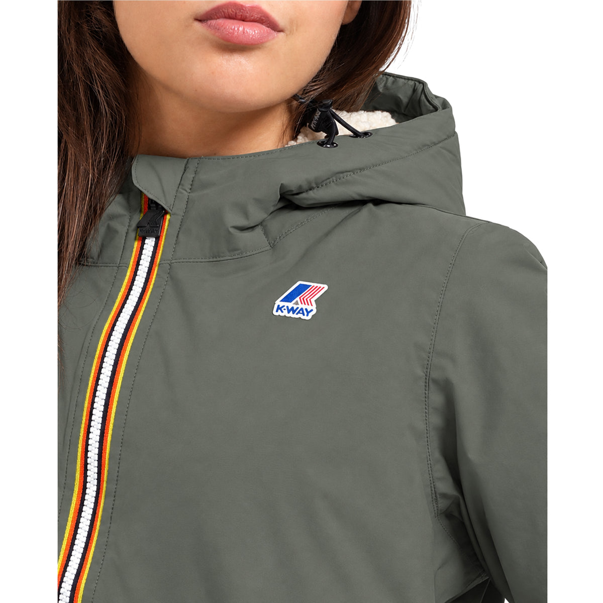 Giacca corta da donna K-Way CLAUDETTE ORSETTO