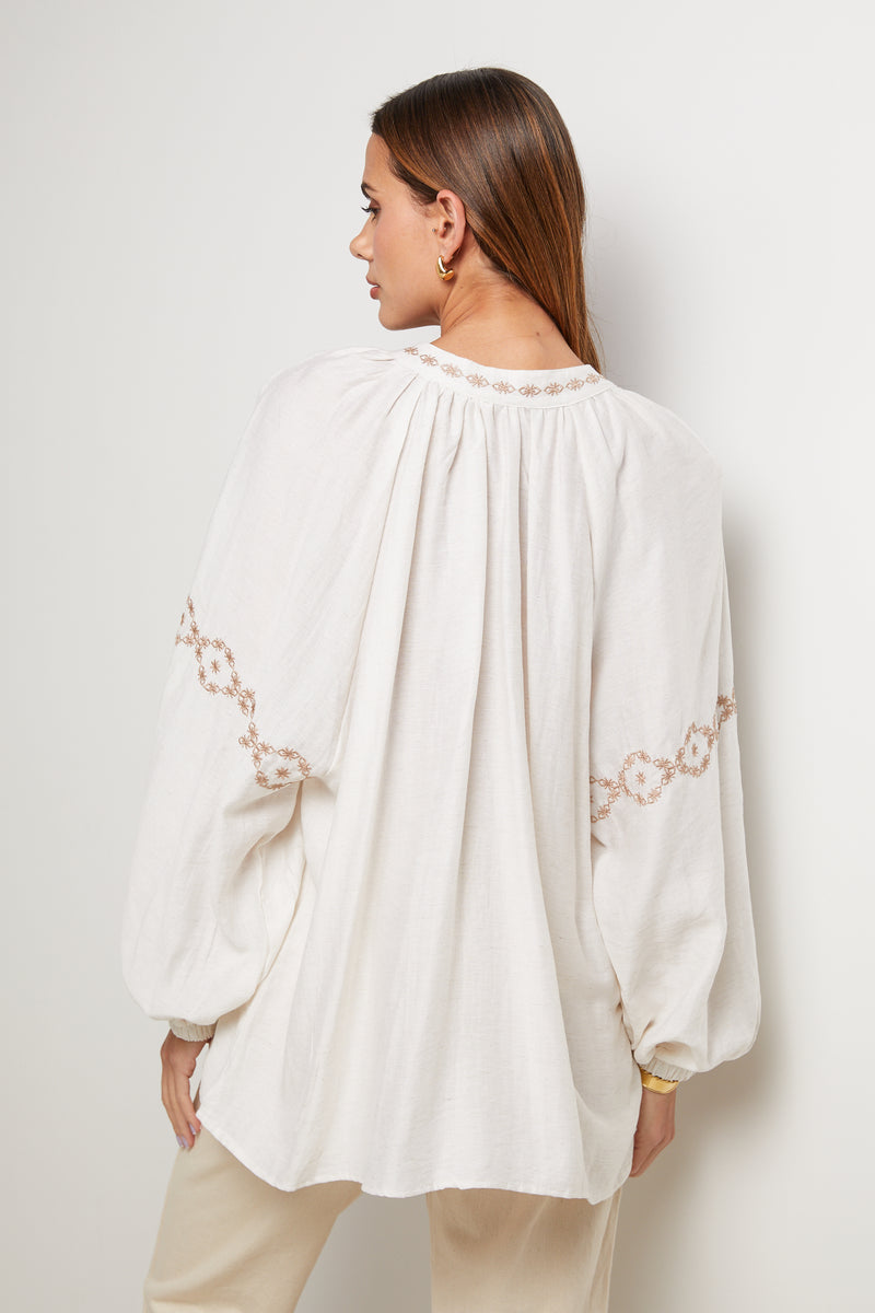 Camisa - Beige - Mujer