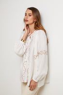 Camisa - Beige - Mujer