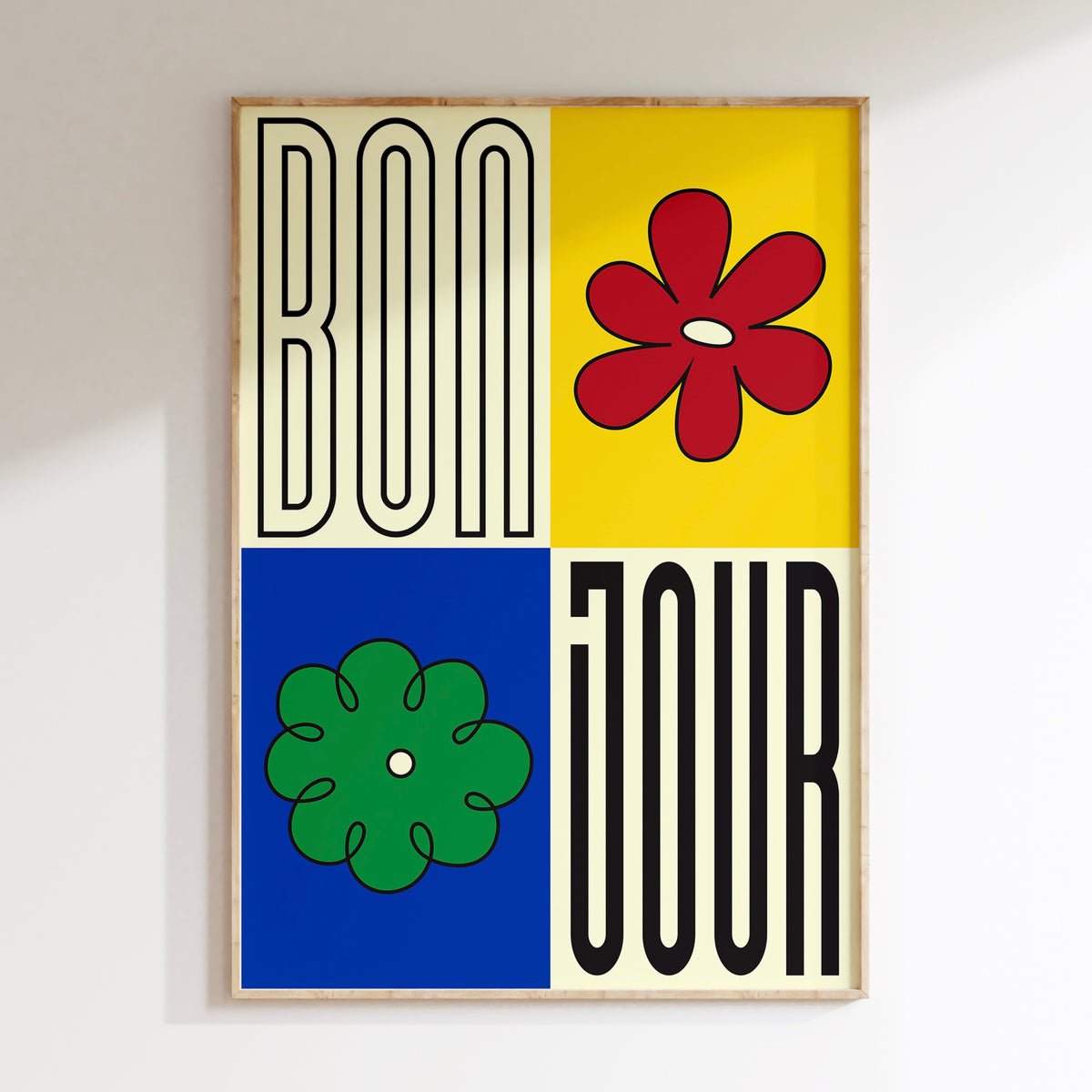 Bonjour - Multicolore