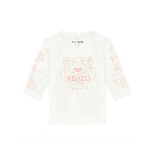 T-Shirt Naturel - Bébé Fille - Kenzo Kids