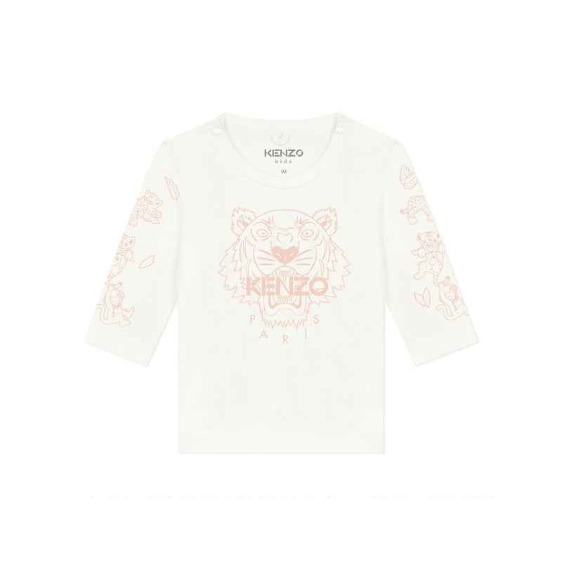 T-Shirt Naturel - Bébé Fille - Kenzo Kids