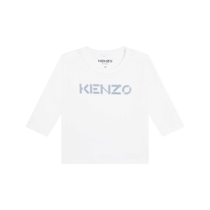 Ensemble T-Shirt + Pantalon Blanc - Bébé Garçon - Kenzo Kids