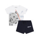 Ensemble T-Shirt + Short Blanc - Bébé Garçon - Kenzo Kids