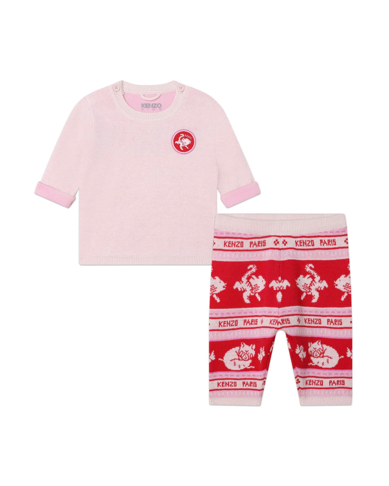 Ensemble Tricot Dragee - Bébé Fille - Kenzo Kids