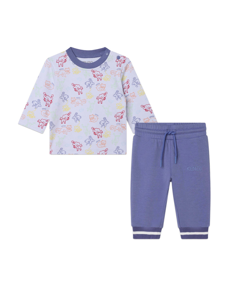 Ensemble T-Shirt + Pantalon Ciel - Bébé Garçon - Kenzo Kids