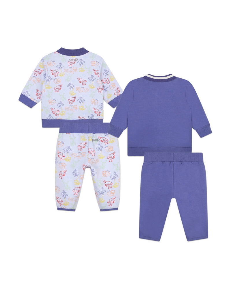 Ensemble Cardigan + Pantalon Ciel - Bébé Garçon - Kenzo Kids