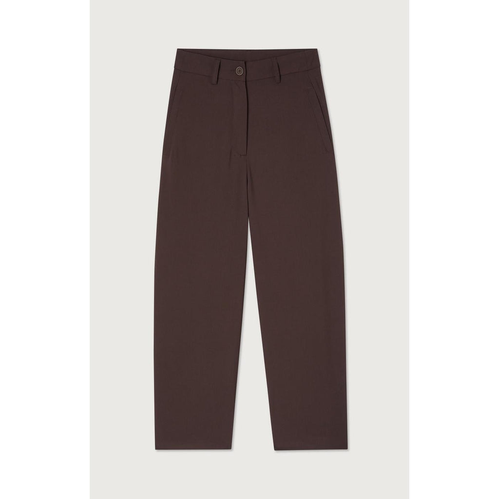 Pantalón de talle alto - Cacao - Mujer