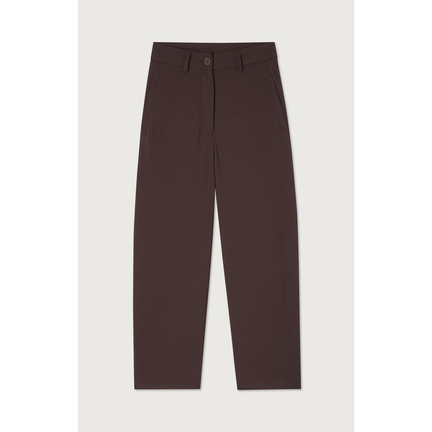 Pantalón de talle alto - Cacao - Mujer