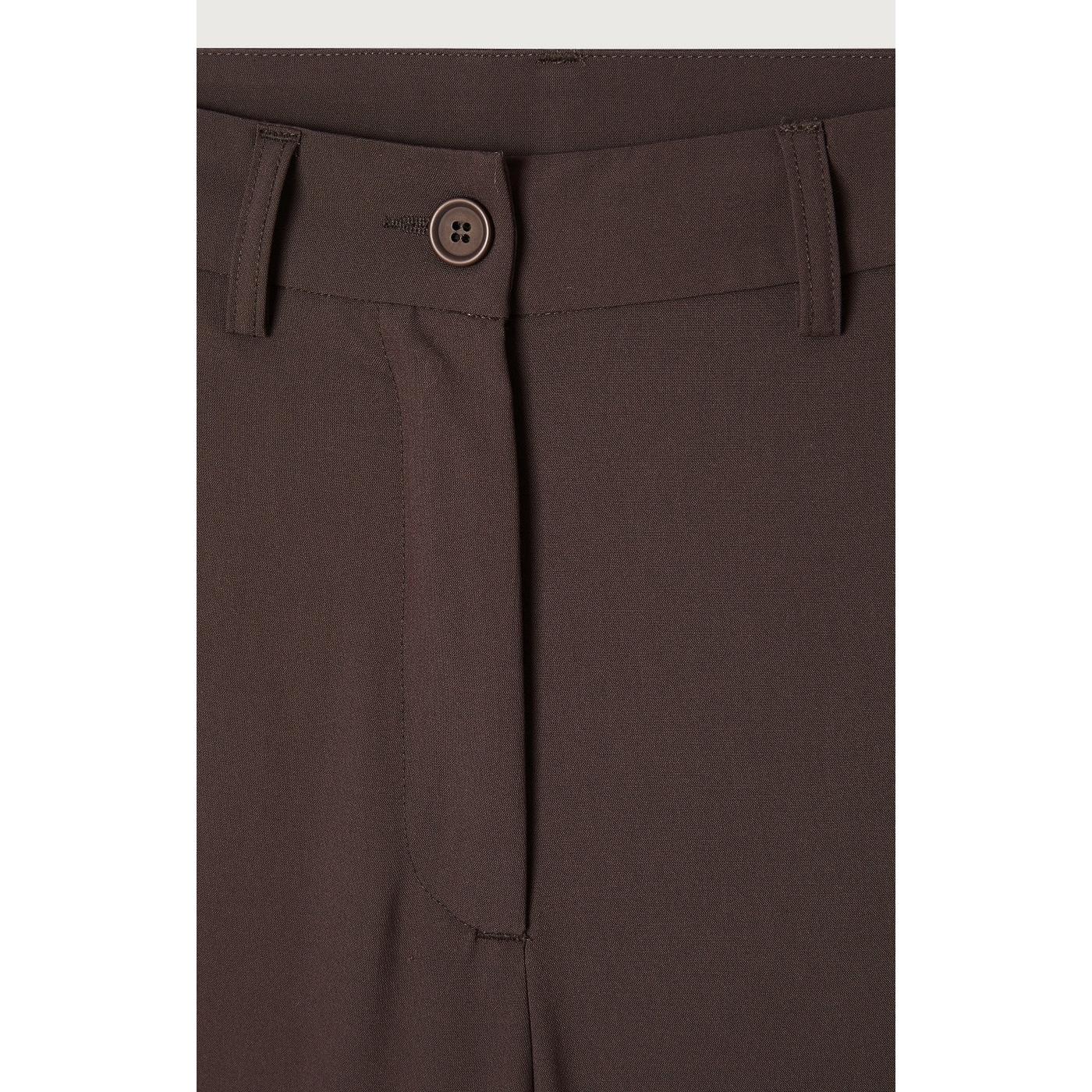 Pantalón de talle alto - Cacao - Mujer