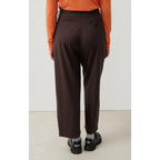 Pantalón de talle alto - Cacao - Mujer