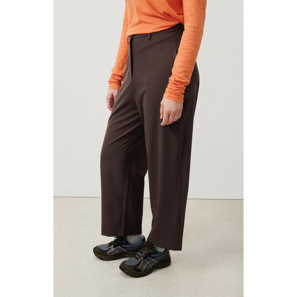 Pantalón de talle alto - Cacao - Mujer
