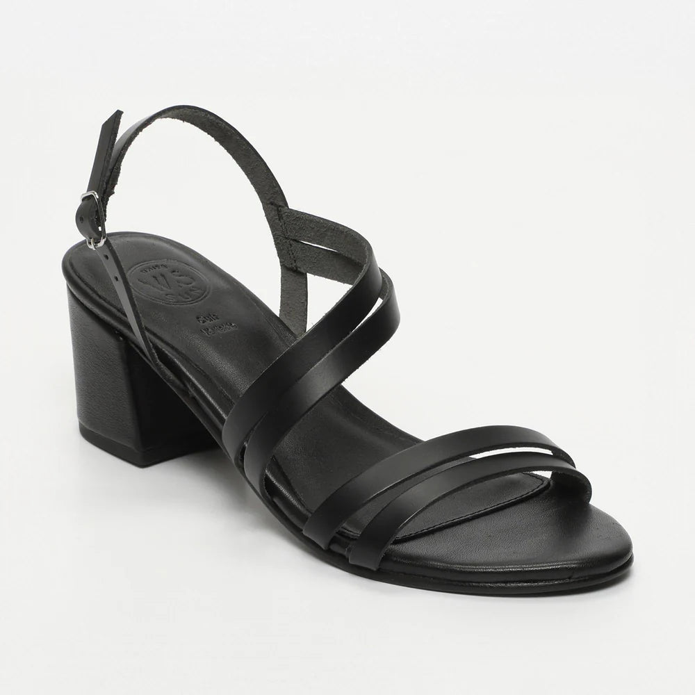 Kachi Heeled Sandals - Black