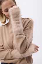 Luffer – Børstet Kael-kashmir - Cremebeige - Unisex