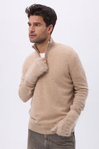 Luffer – Børstet Kael-kashmir - Cremebeige - Unisex