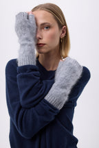 Mittens – Brushed Cashmere Kael - Gris Clair - Mixte