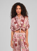 Chemise Kaila Patchila Bordeaux
