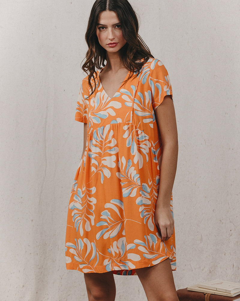 Robe Courte Kai Orange