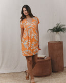 Robe Courte Kai Orange