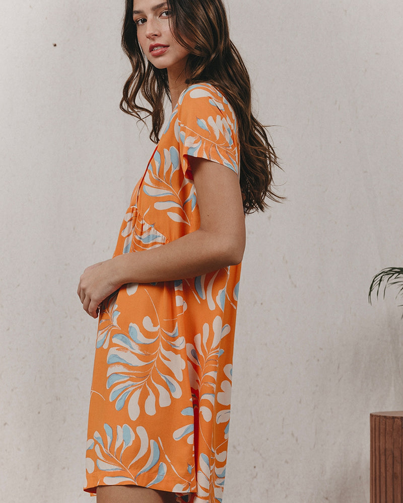 Robe Courte Kai Orange