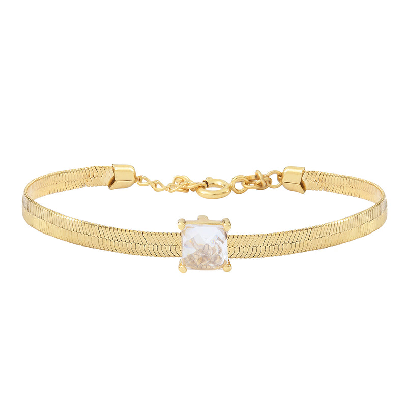 Bracelet Kalista Doré Blanc