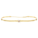 Choker Kalista Doré Blanc