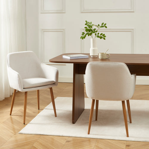 Kalli - Juego de 2 Sillones - Tela Crudo
