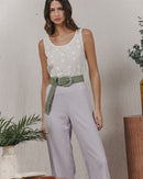 Pantalon Kameron Parme