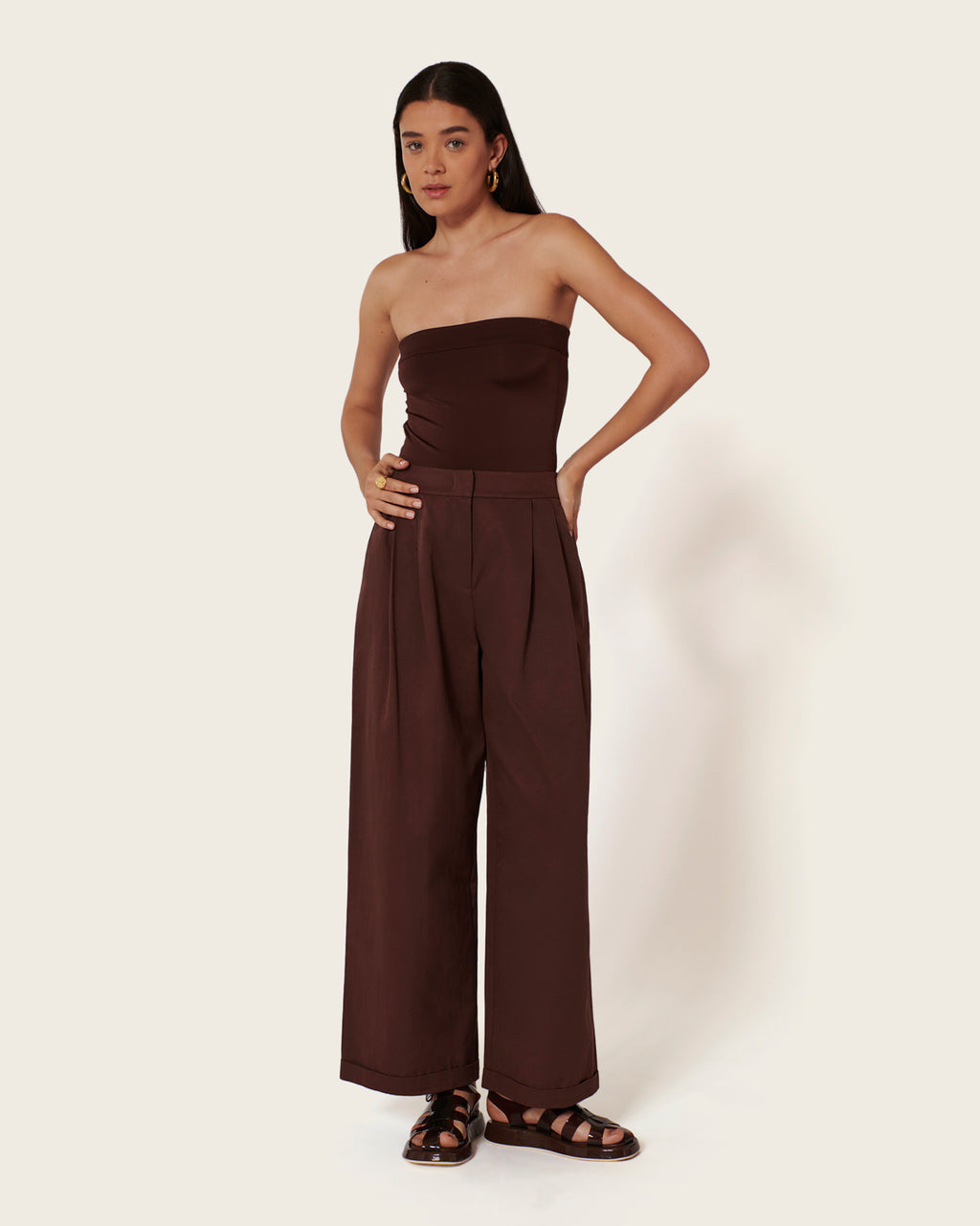 Pantalón Kamili - Chocolate