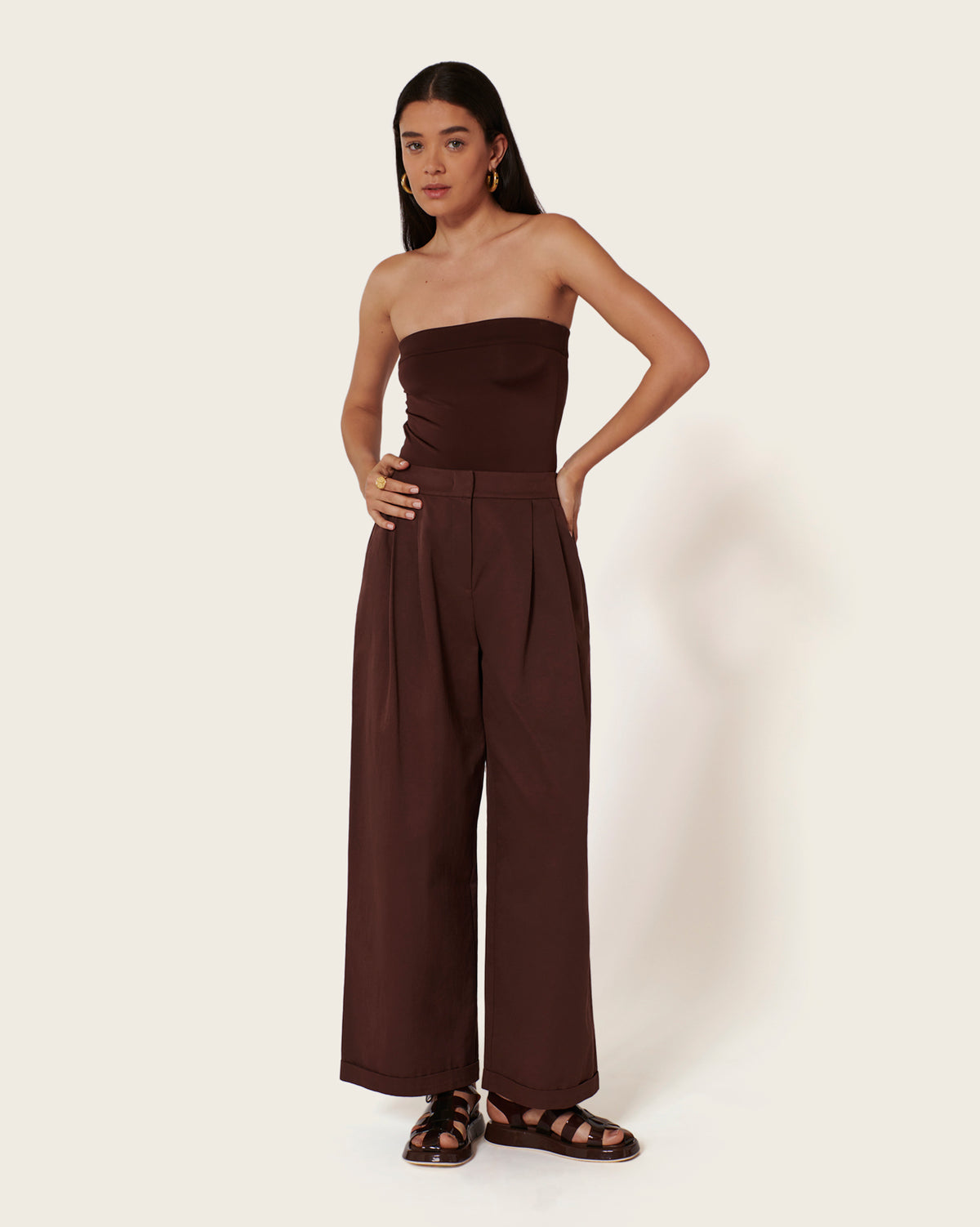 Pantalón Kamili - Chocolate