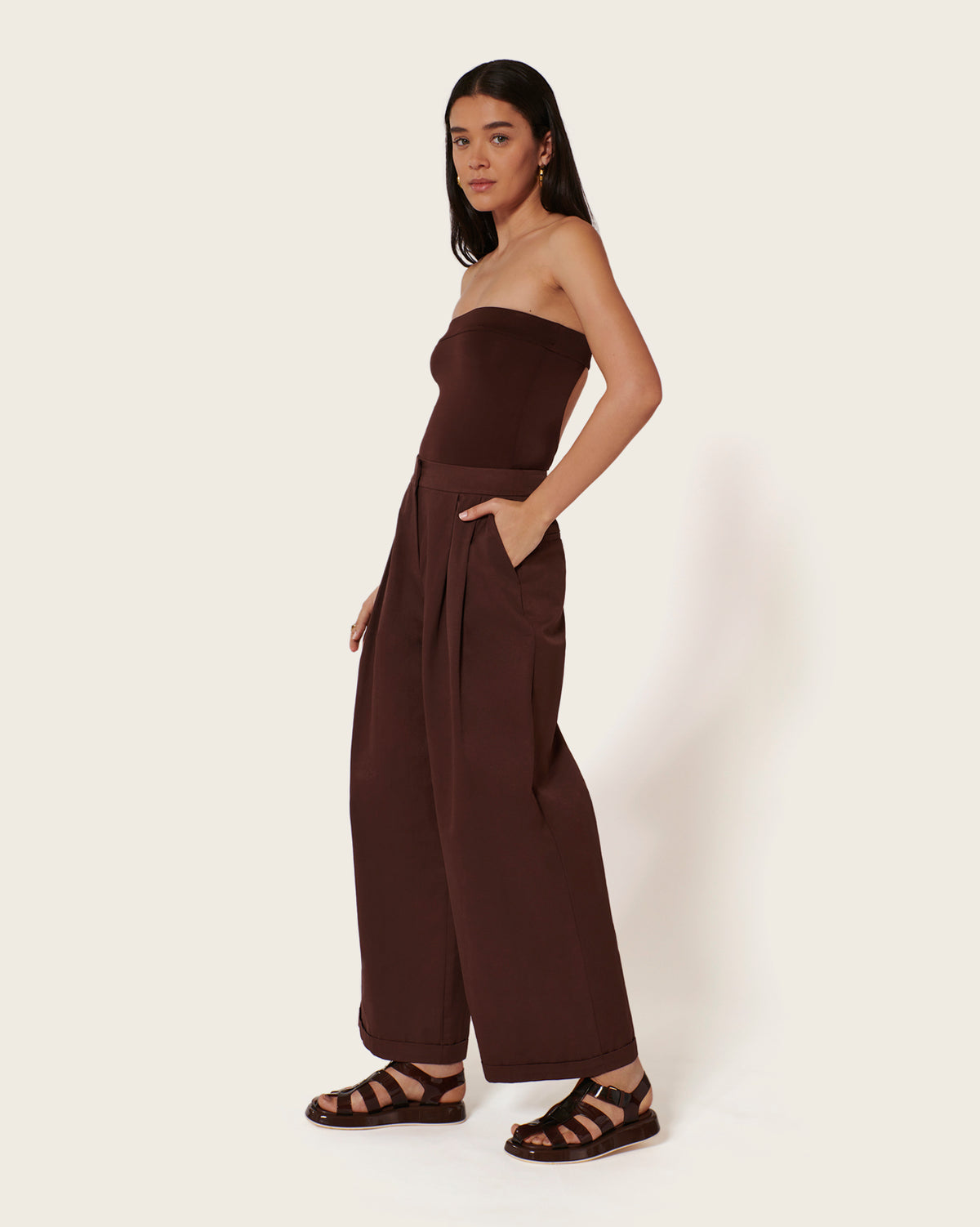 Pantalón Kamili - Chocolate