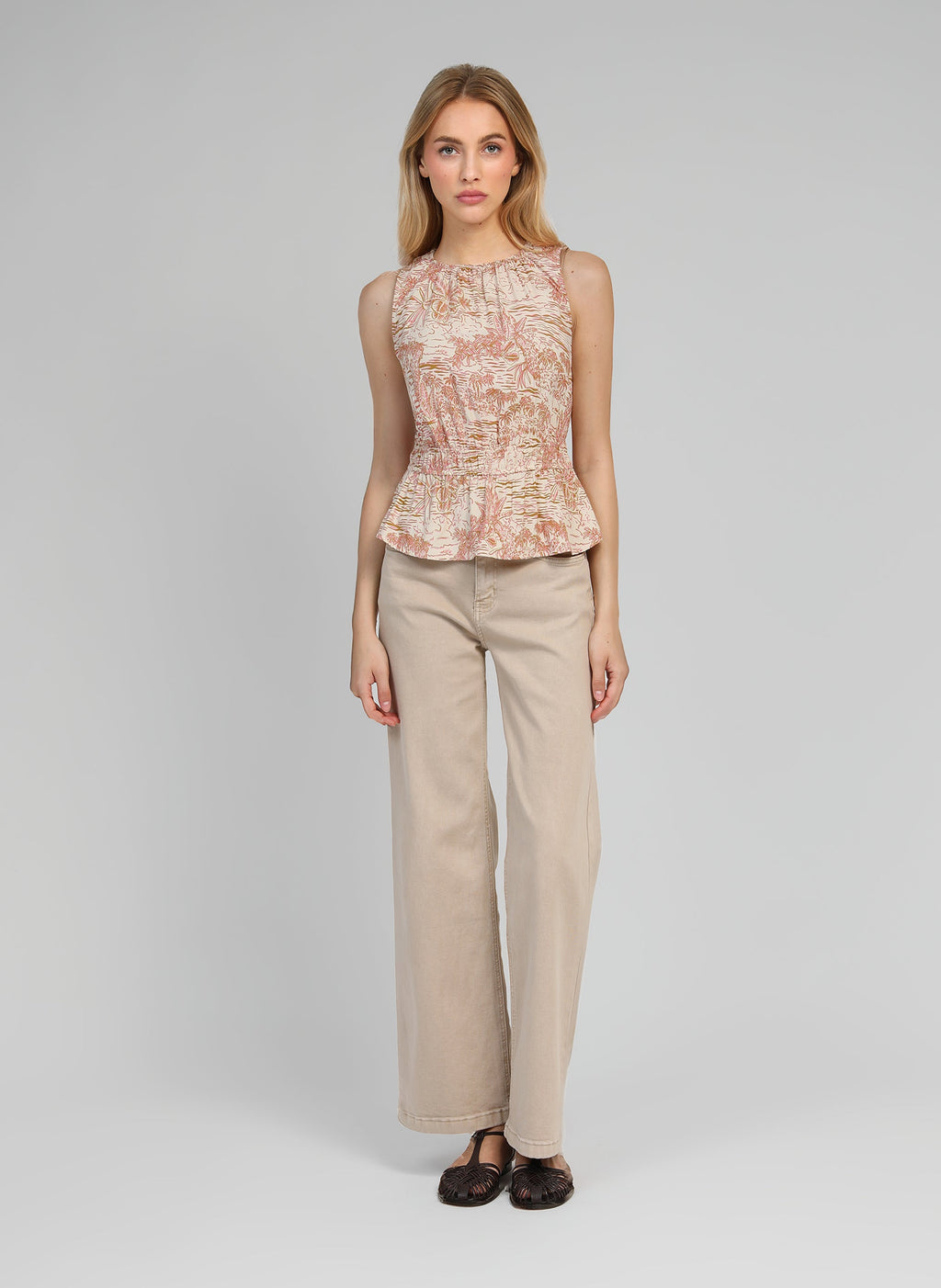 Top Kandel Josas Ocre