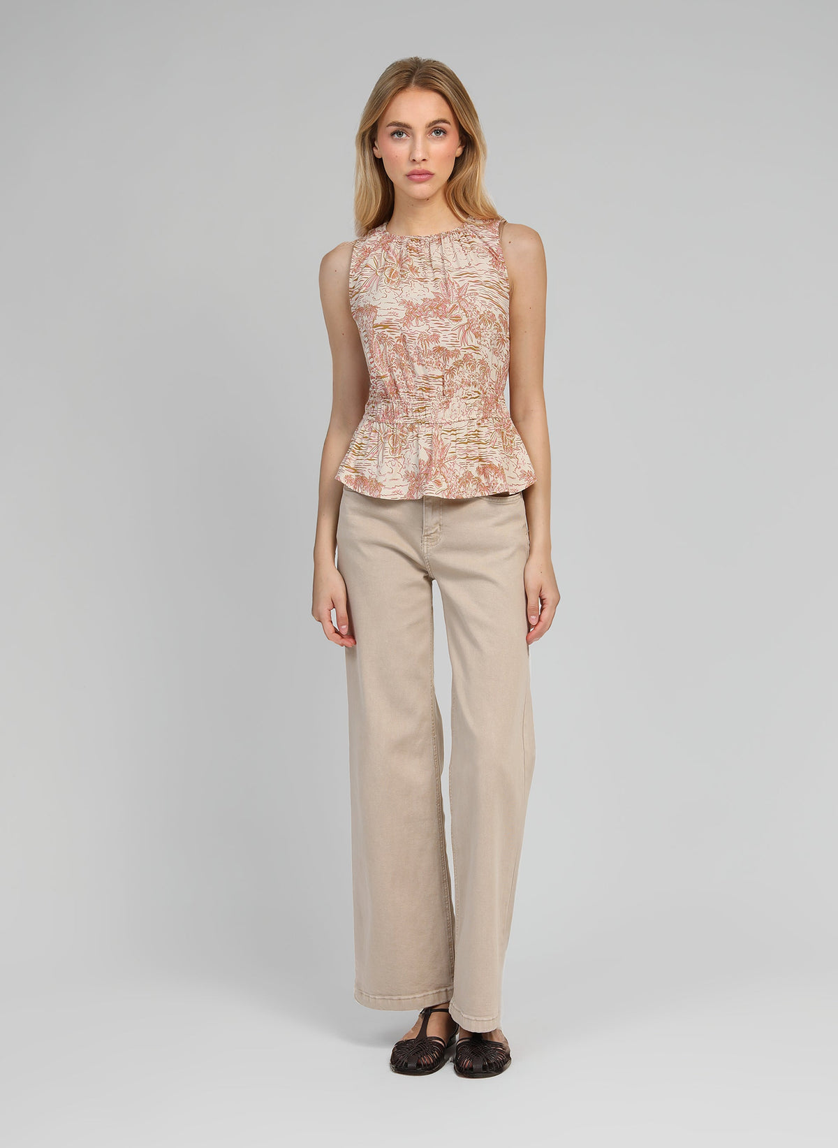 Top Kandel Josas Ocre