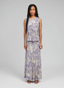 Galvima Sajo Blue Long Skirt