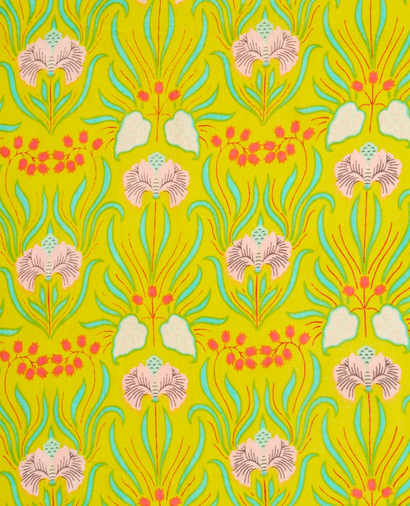 Robe Kaftan de Plage - Muguet Yellow